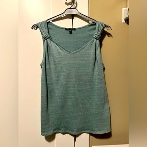 Woman’s sleeveless spring or summer top